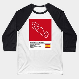 Circuit de Catalunya [info] Baseball T-Shirt